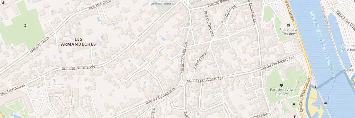 Plan du 26 Rue du Sémaphore aux Sables-d’Olonne