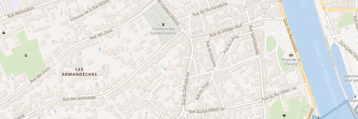 Plan du 16B Rue du Sémaphore aux Sables-d’Olonne