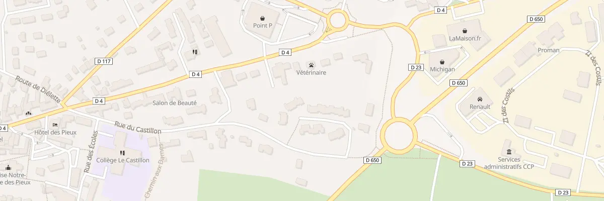 Plan du 10 Cite les Cailles aux Pieux
