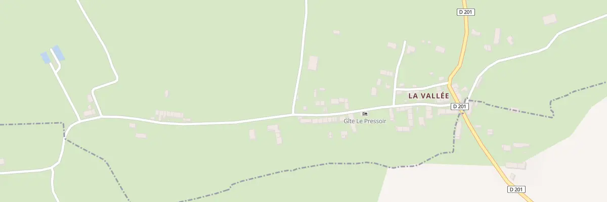 Plan du 46 La Vallee à Baubigny