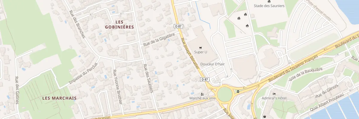 Plan du 111 Rue Joseph Bénatier aux Sables-d’Olonne