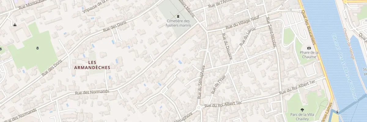 Plan du 20T Rue du Sémaphore aux Sables-d’Olonne