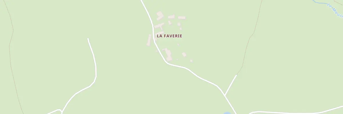 Plan du 2 La Faverie à Québriac