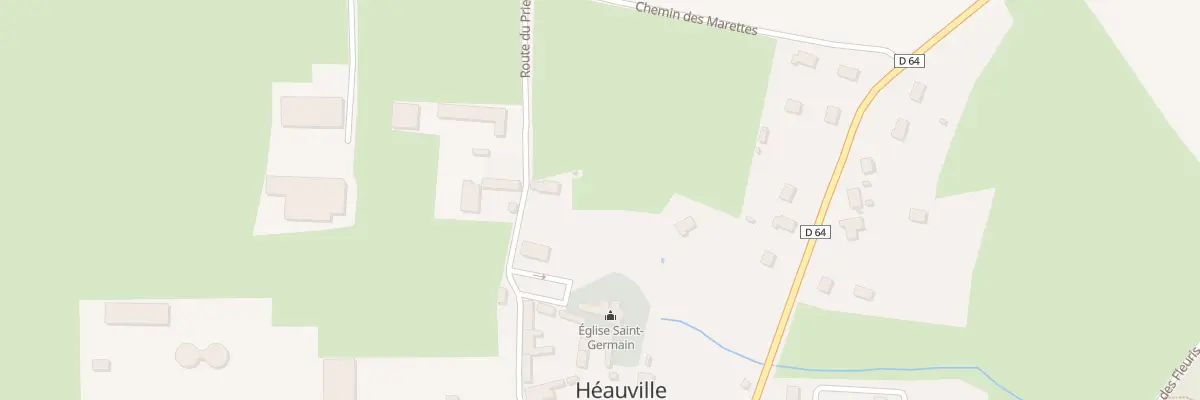 Plan du 8 Le Prieure de Heauville à Héauville