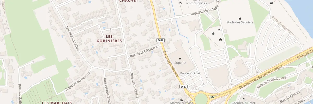 Plan du 119 Rue Joseph Bénatier aux Sables-d’Olonne