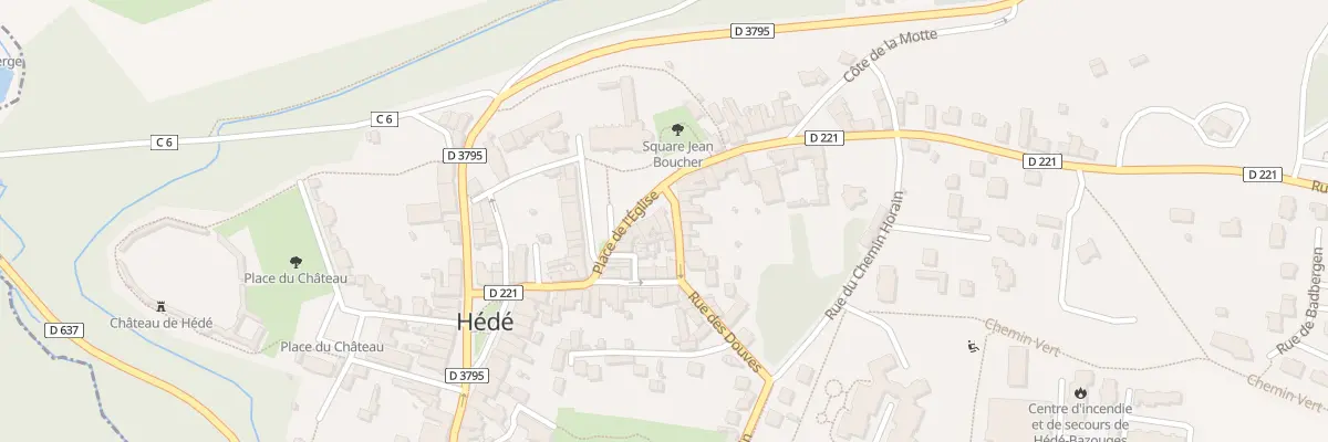 Plan du 20 Pl de l’Eglise à Hédé-Bazouges
