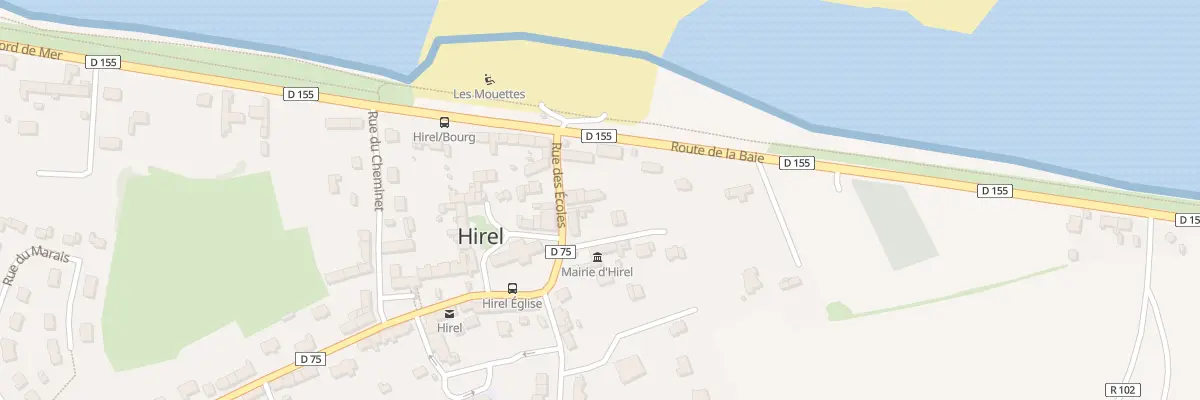 Plan du 8 Rue des Écoles à Hirel