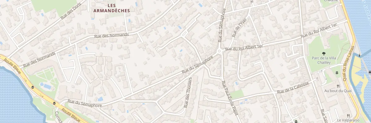 Plan du 60 Rue du Sémaphore aux Sables-d’Olonne