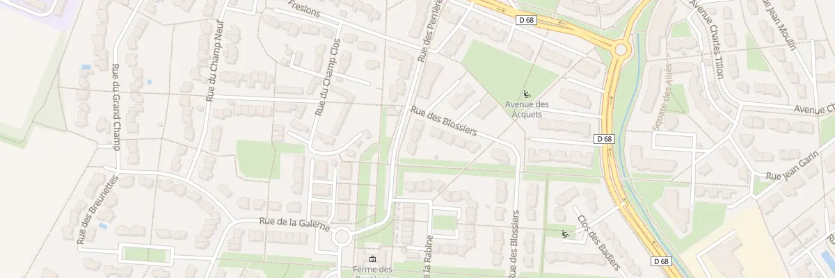 Plan du 9 Av des Perrières au Rheu