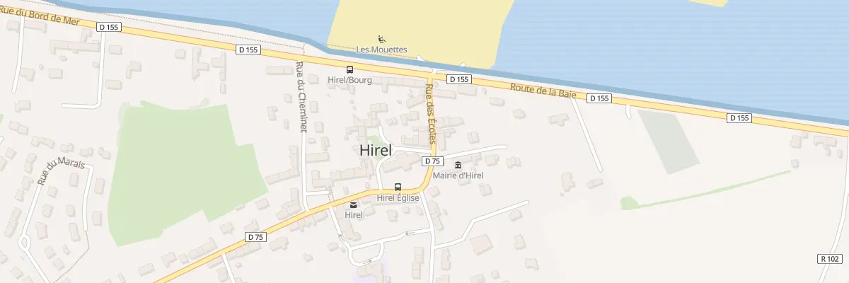 Plan du 21 Rue des Écoles à Hirel