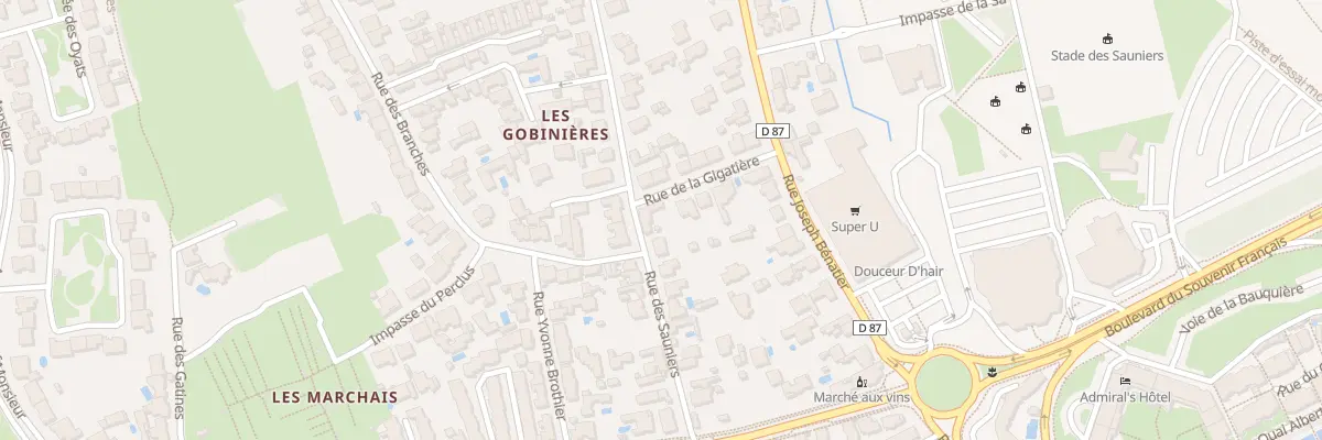 Plan du 82 Rue des Sauniers - Les Sables aux Sables-d’Olonne