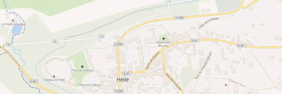 Plan du 15 Pl de l’Eglise à Hédé-Bazouges