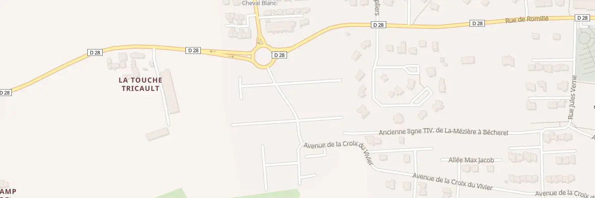 Plan du 2 All Arthur Bernède à Gévezé