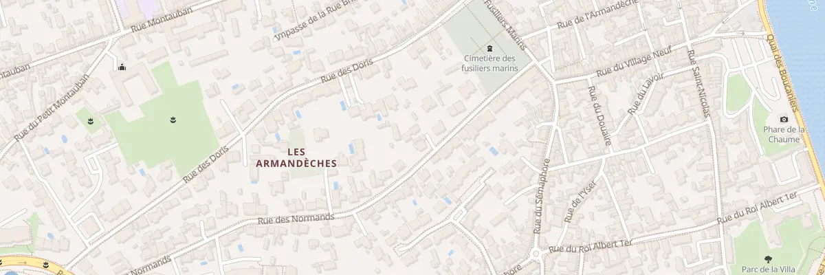 Plan du 12 Rue des Normands aux Sables-d’Olonne