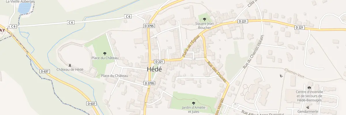Plan du 1 Rue du Four à Hédé-Bazouges