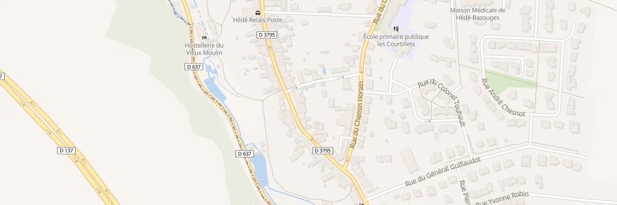 Plan du 3B Rue des Forges à Hédé-Bazouges