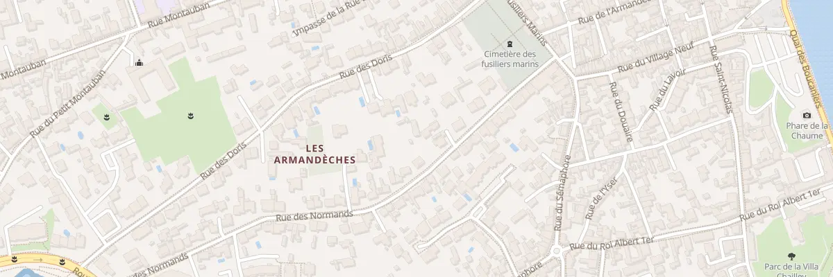 Plan du 16 Rue des Normands aux Sables-d’Olonne