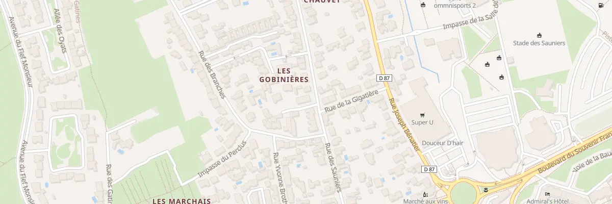 Plan du 101 Rue des Sauniers - Les Sables aux Sables-d’Olonne
