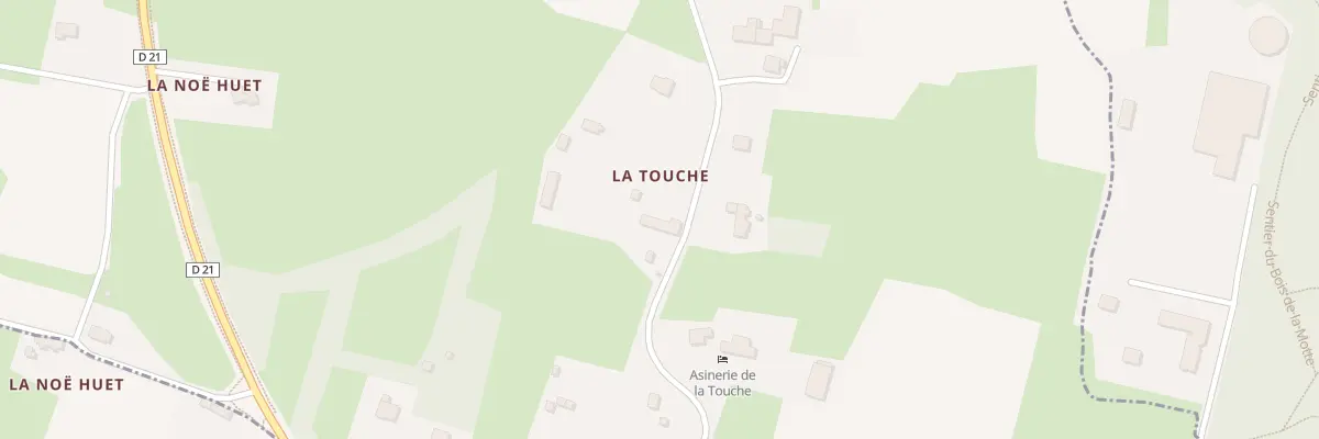 Plan du 5330 La Touche à Pocé-les-Bois