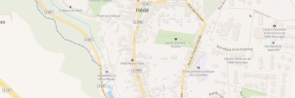 Plan du 5 Rue Jean Boucher à Hédé-Bazouges