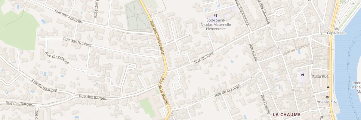 Plan du 50 Rue du Tarif aux Sables-d’Olonne