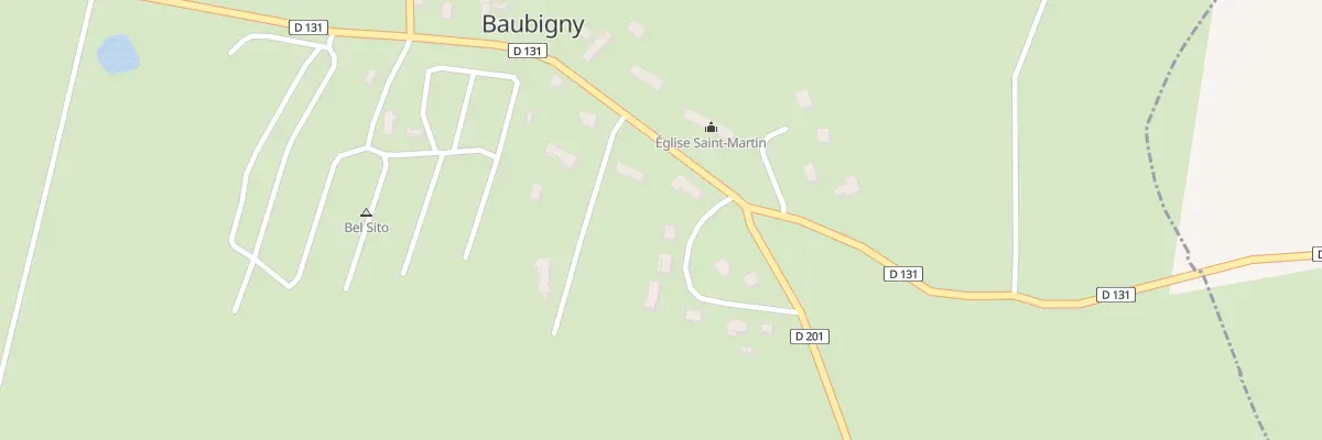Plan du 5090 L’Eglise à Baubigny