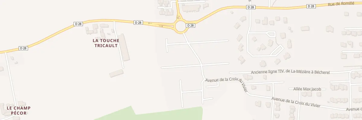 Plan du 4 All Jean-Marie Déguignet à Gévezé
