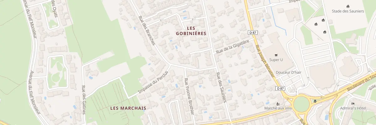 Plan du 8 Rue des Branches aux Sables-d’Olonne