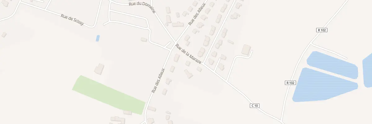 Plan du 2 La Maraze à Hirel