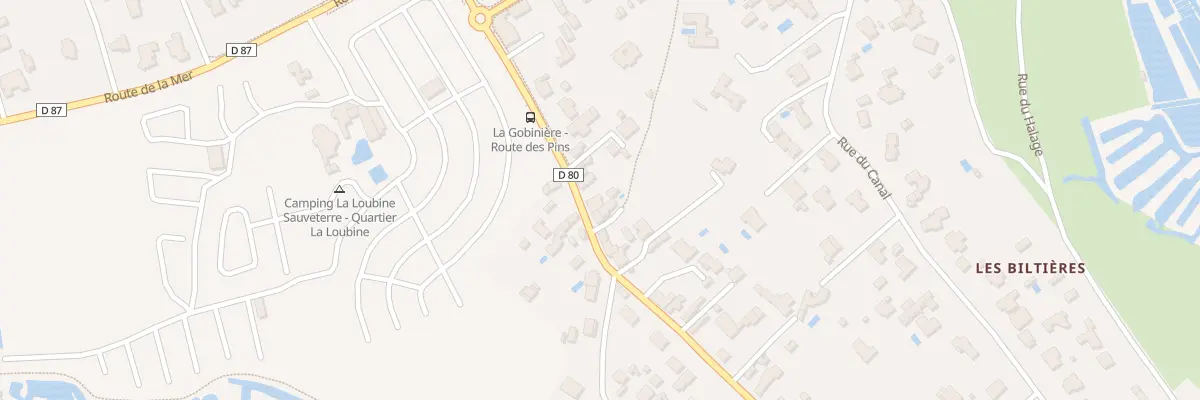 Plan du 100 Rte des Pins aux Sables-d’Olonne