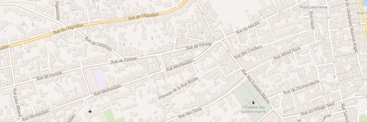Plan du 18 Rue Montauban aux Sables-d’Olonne