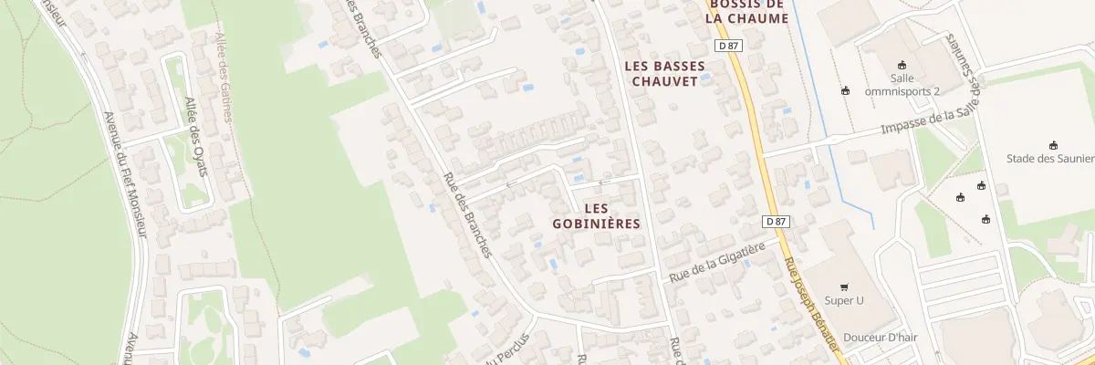 Plan du 7 All Constant Friconneau aux Sables-d’Olonne