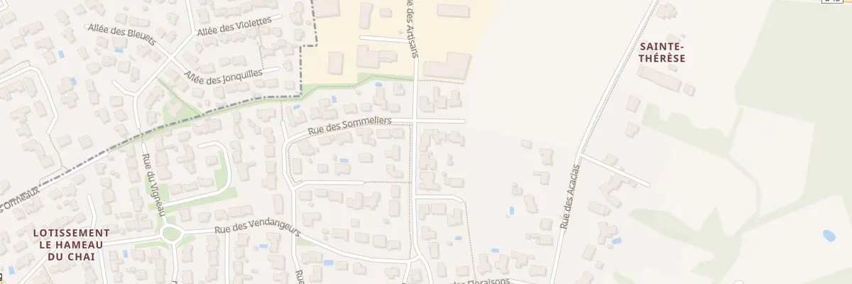 Plan du 1 Rue des semailles à Landevieille