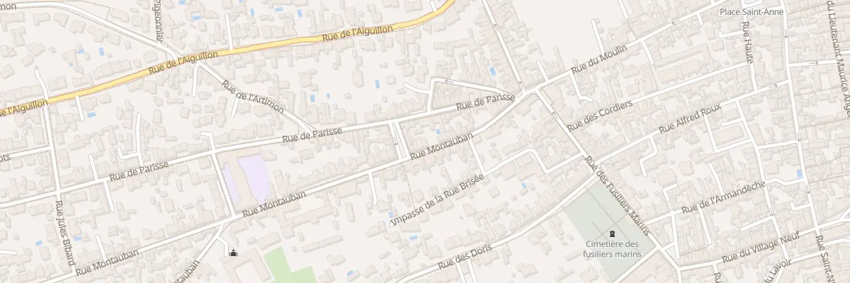 Plan du 24 Rue Montauban aux Sables-d’Olonne