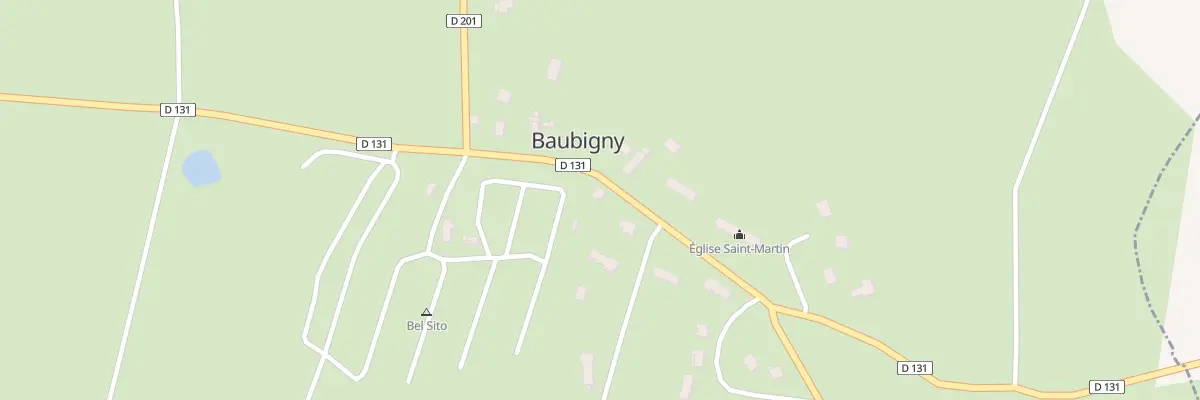 Plan du 5089A Le Village de l’Eglise à Baubigny