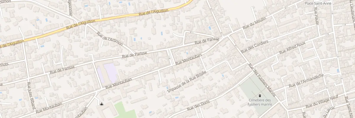 Plan du 28 Rue Montauban aux Sables-d’Olonne