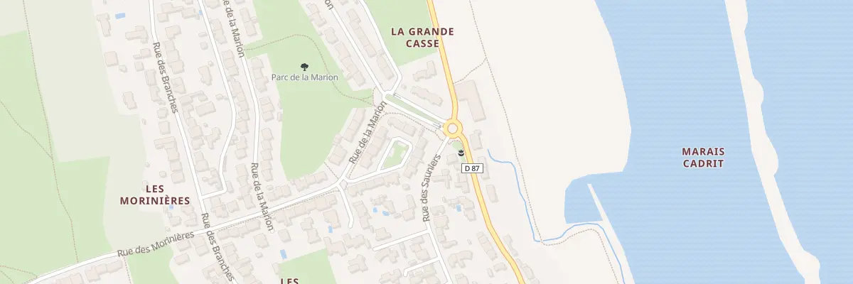 Plan du 203 Rue des Sauniers - Les Sables aux Sables-d’Olonne