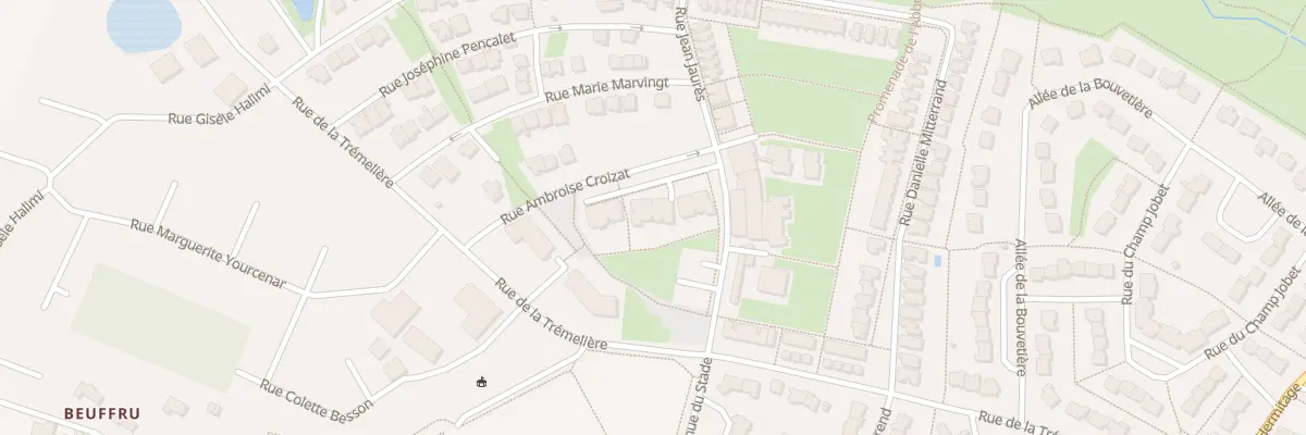 Plan du 4 Rue Ambroise Croizat au Rheu