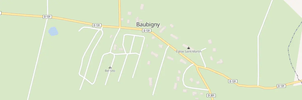 Plan du 5089B Le Village de l’Eglise à Baubigny