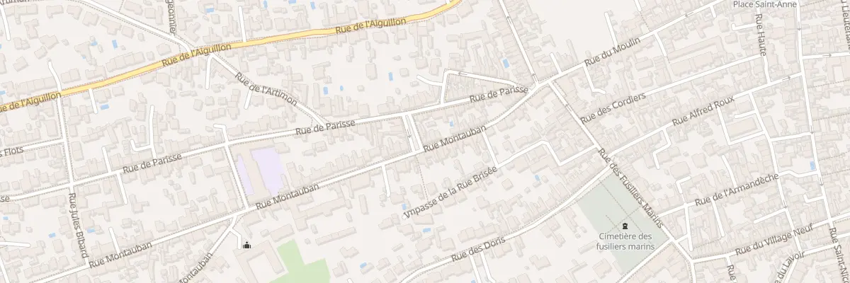 Plan du 30 Rue Montauban aux Sables-d’Olonne