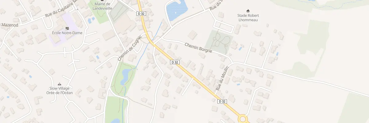 Plan du 54 Rue des sables à Landevieille