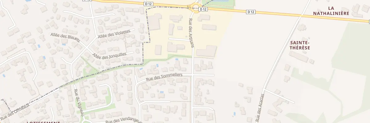 Plan du 18 Rue des grands champs à Landevieille