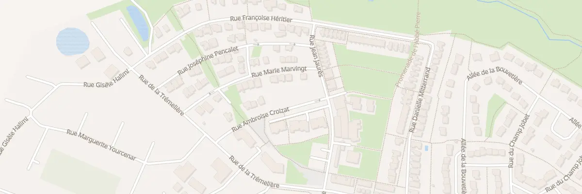 Plan du 23 Rue Ambroise Croizat au Rheu