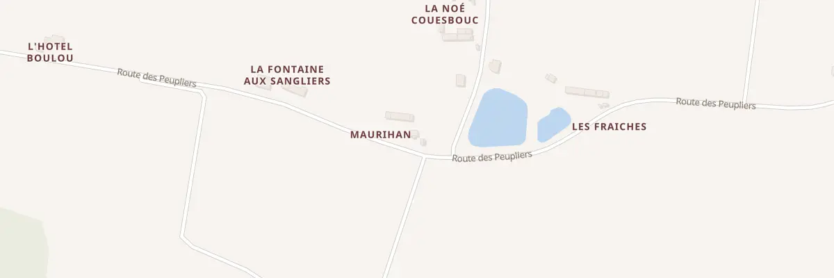 Plan du 5040 Maurihan à Langouet