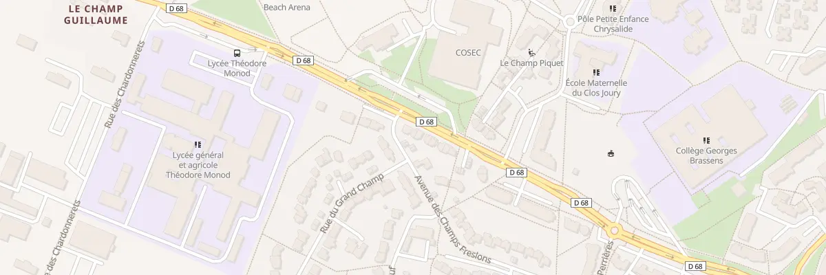 Plan du 47 Av de la Bouvardière au Rheu