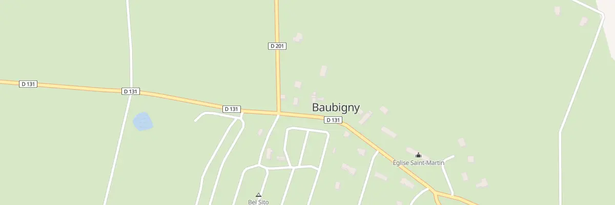Plan du 42 Le Village de l’Eglise à Baubigny