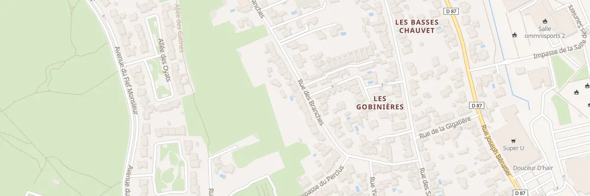 Plan du 33 Rue des Branches aux Sables-d’Olonne