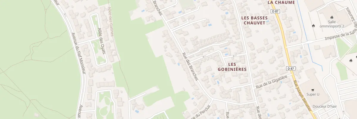 Plan du 35 Rue des Branches aux Sables-d’Olonne