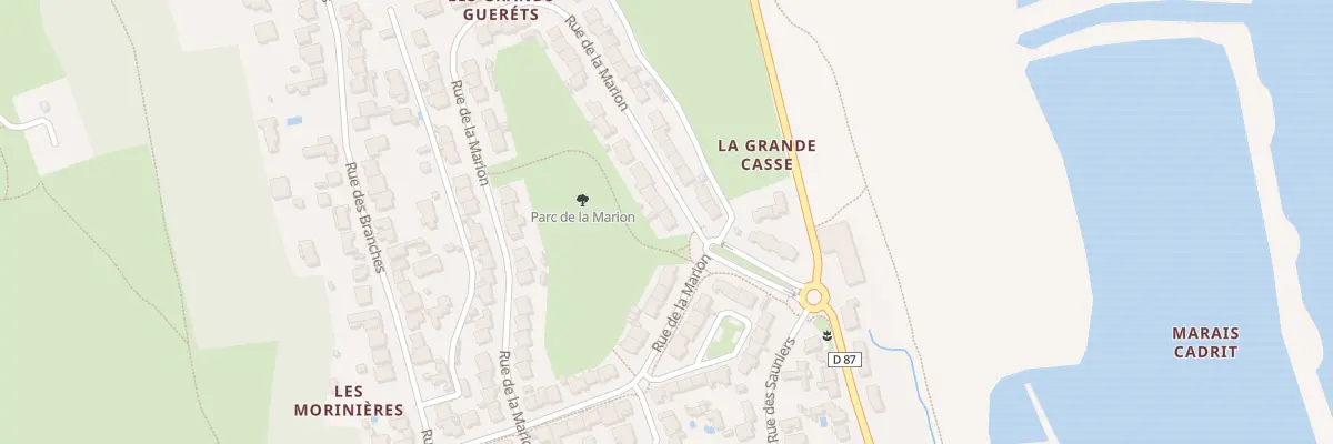 Plan du 11 Rue de la Marion aux Sables-d’Olonne