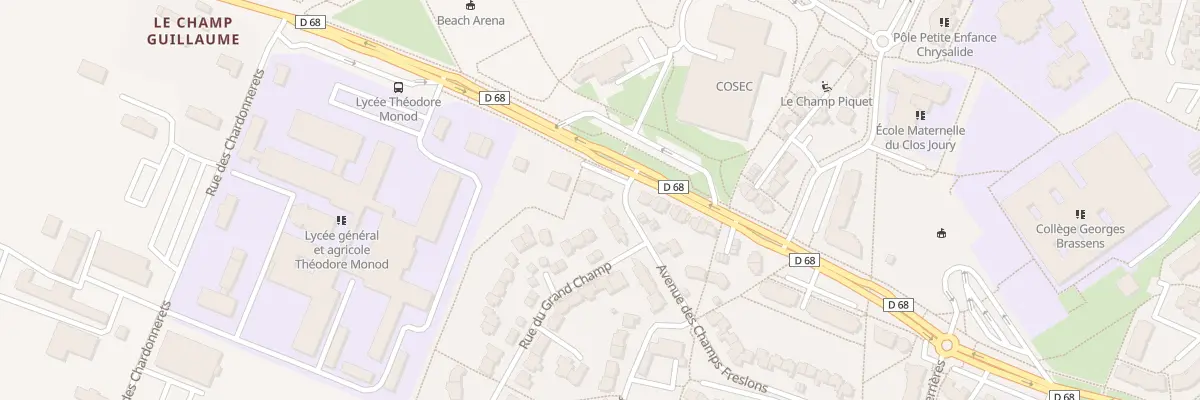 Plan du 35 Av des Champs Freslons au Rheu